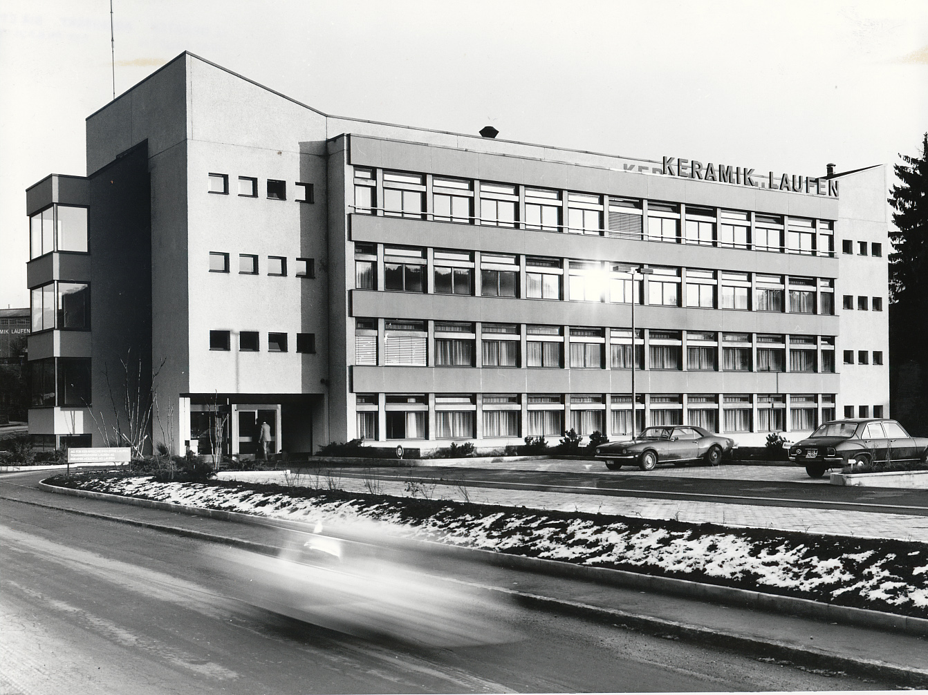 Laufen, KELA Verwaltungsgebäude Wahlenstrasse 46, 1971.