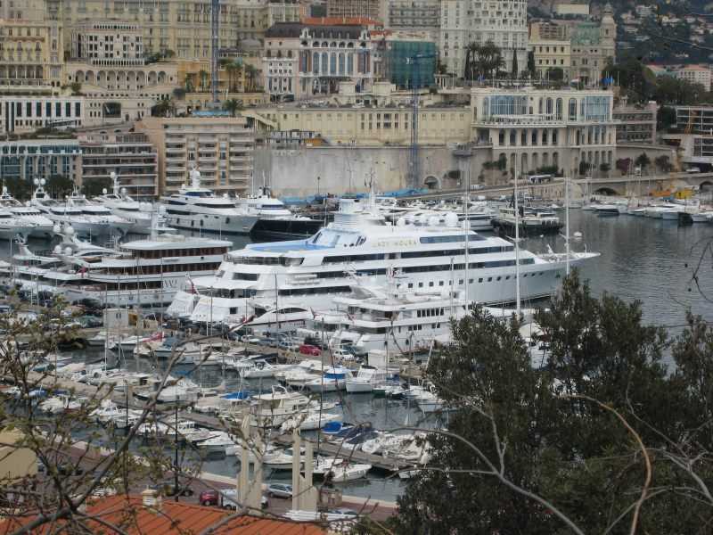Monaco, Hafen mit 'Lady Moura'