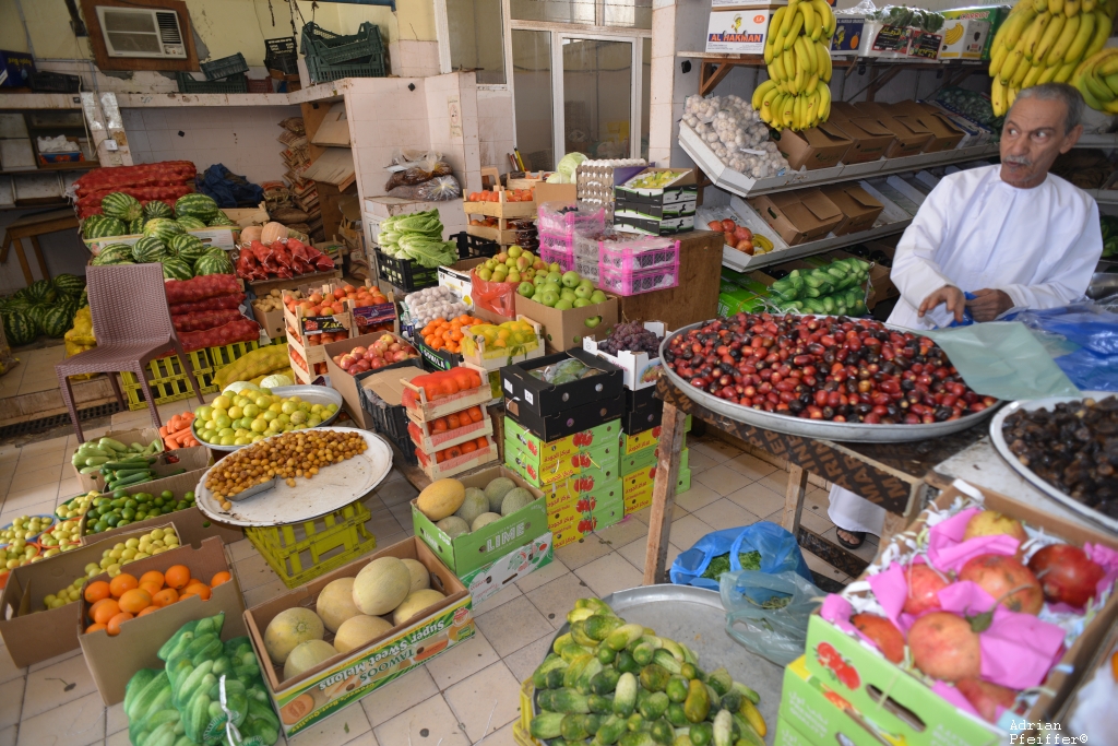 Gemüsemarkt in Muskat