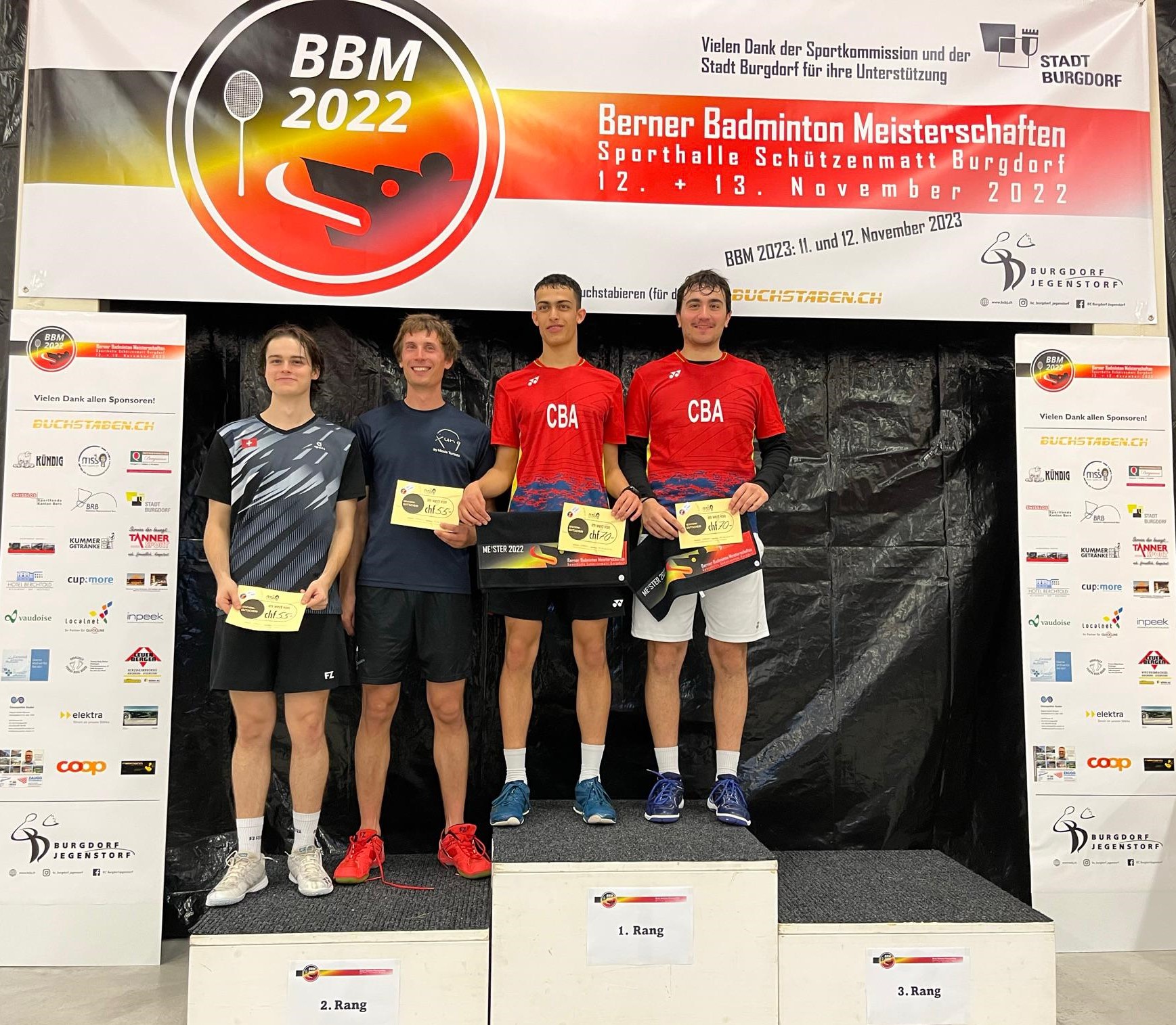 Berner Badminton Meisterschaften BBM 2022