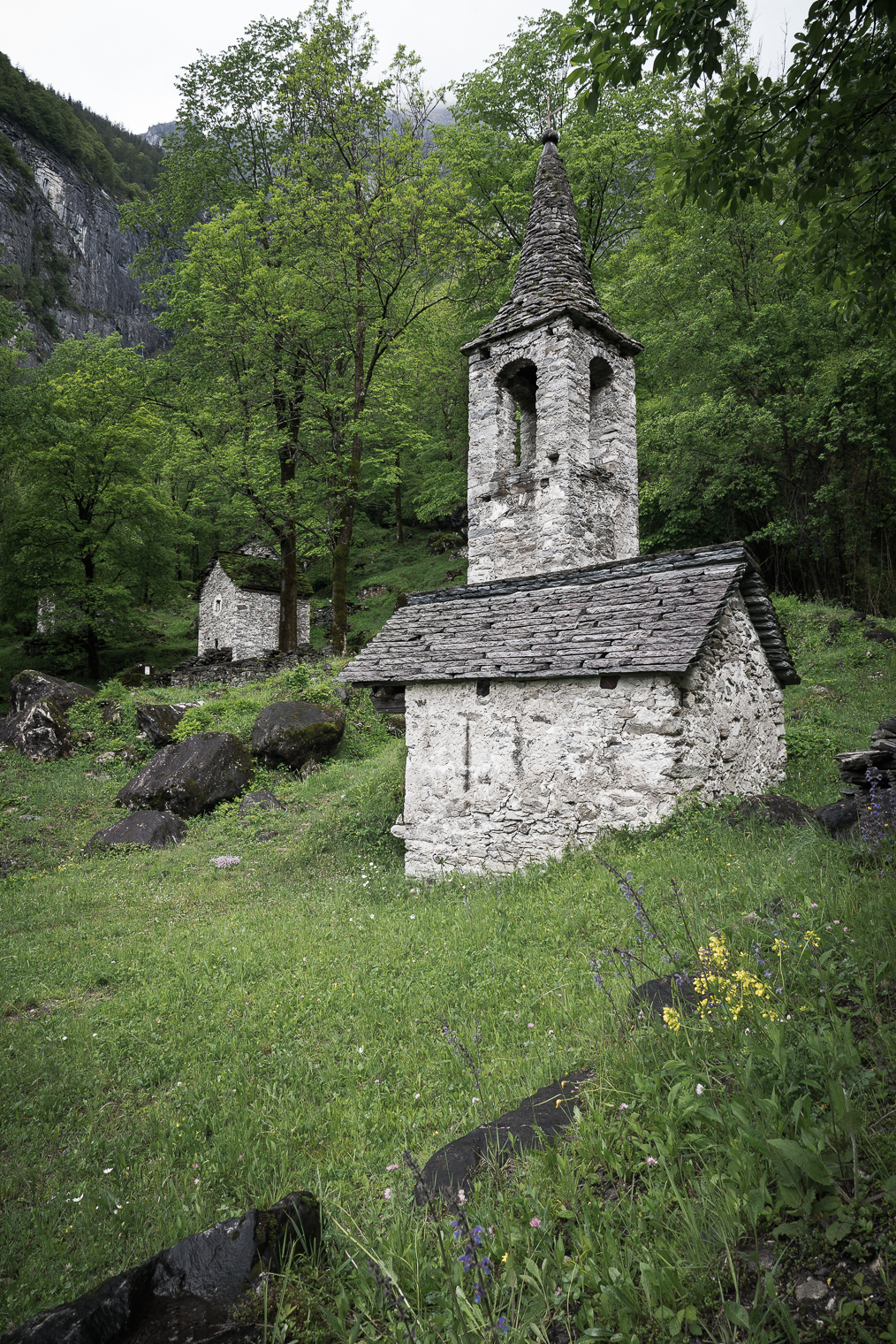 Seit über 400 Jahren verlassenes Dorf im Valle Bavona
