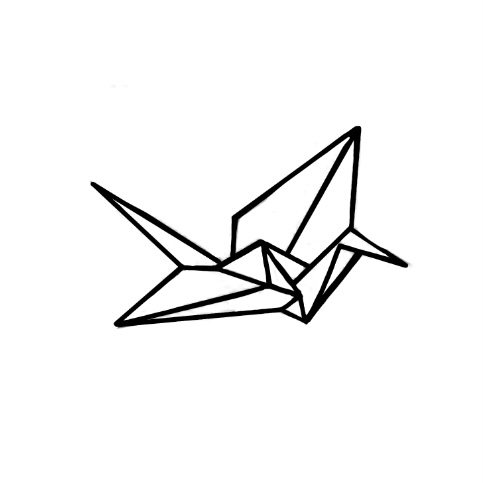 paper swan tattoo