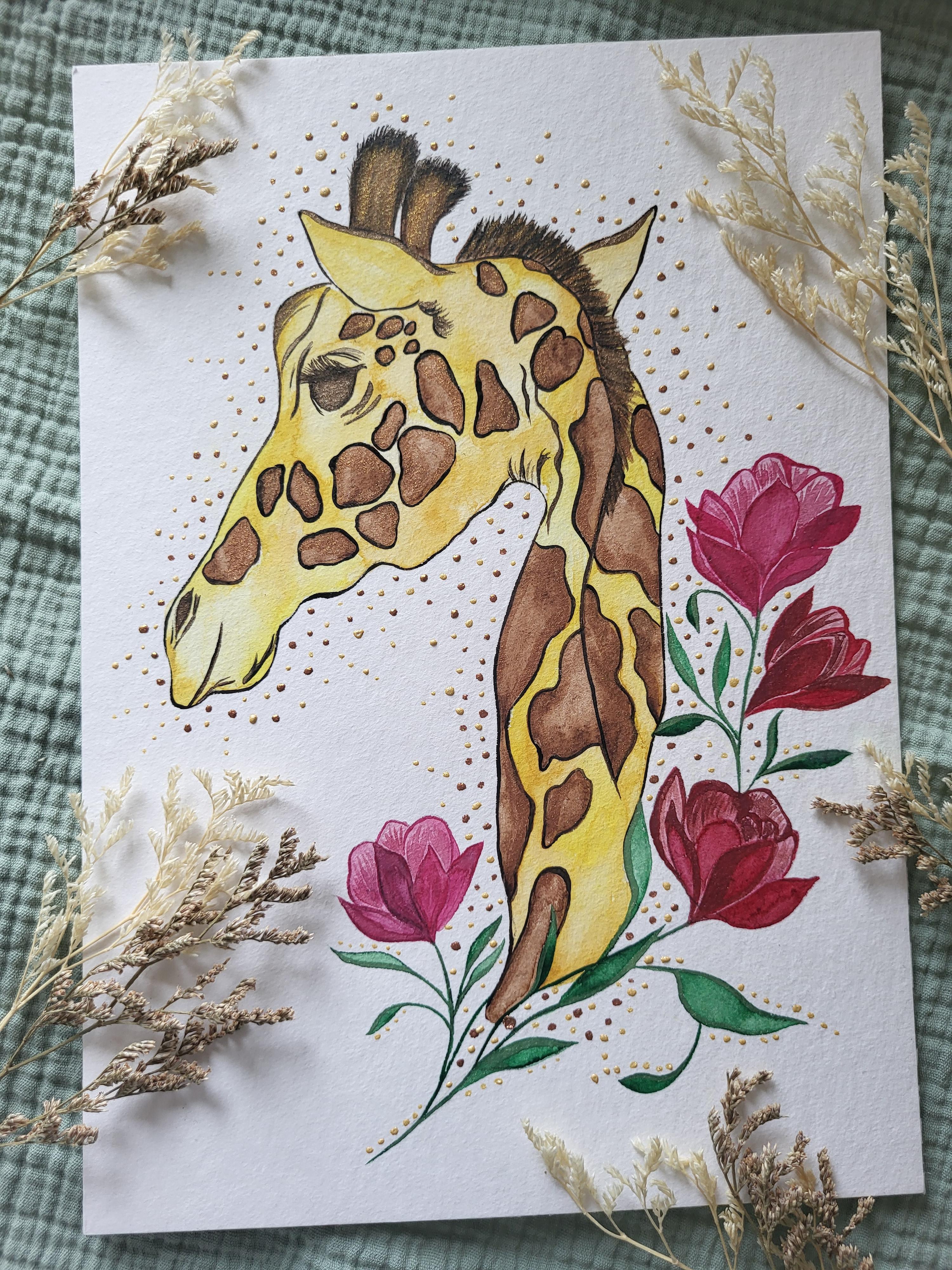 Zarte Giraffenblüten