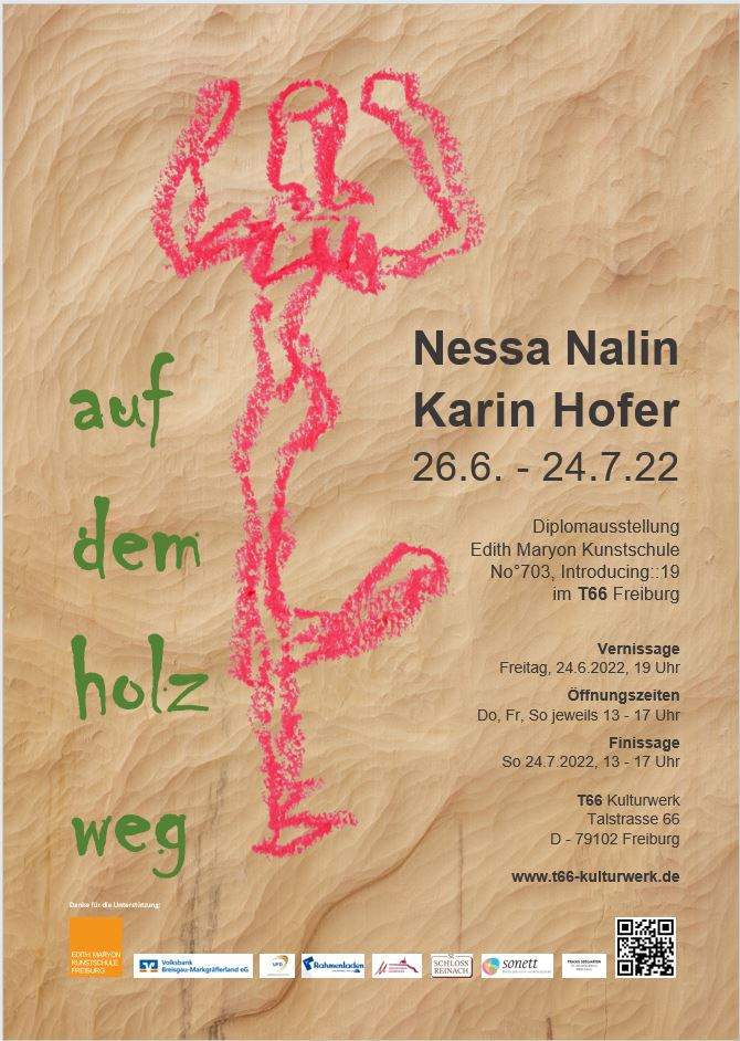 Diplomausstellung Edith Maryon Kunstschule für BildhauerInnen Freiburg | Nessa Nahlin & Karin Hofer