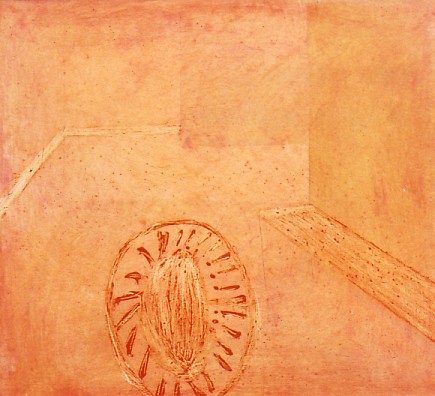 Triptychon. Oel-Eitempera auf Sperrholz. Tafel 2, 16.5 x 18 cm. (Privatbesitz)