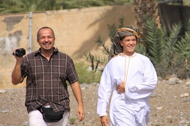 Am Set der Omani Filmcrew