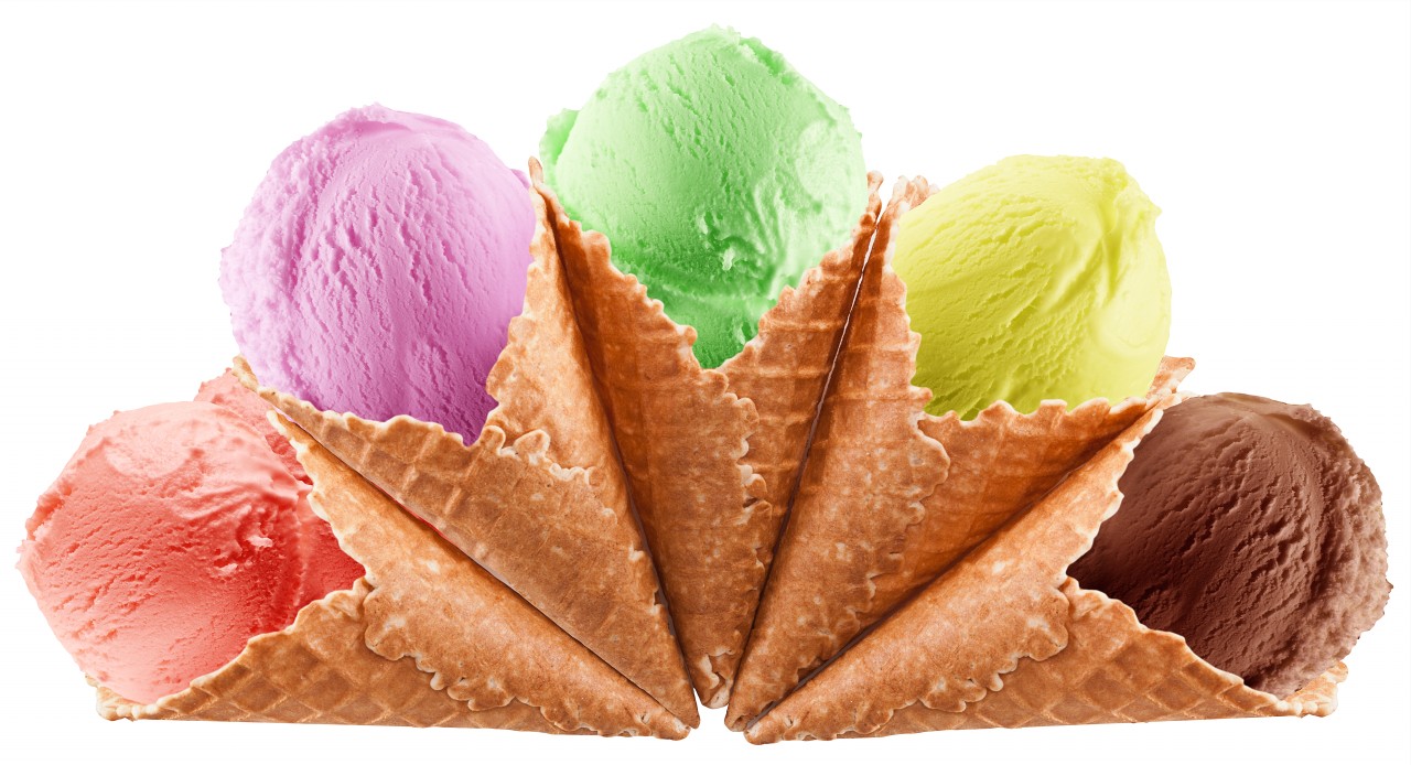 Ice cream flavours