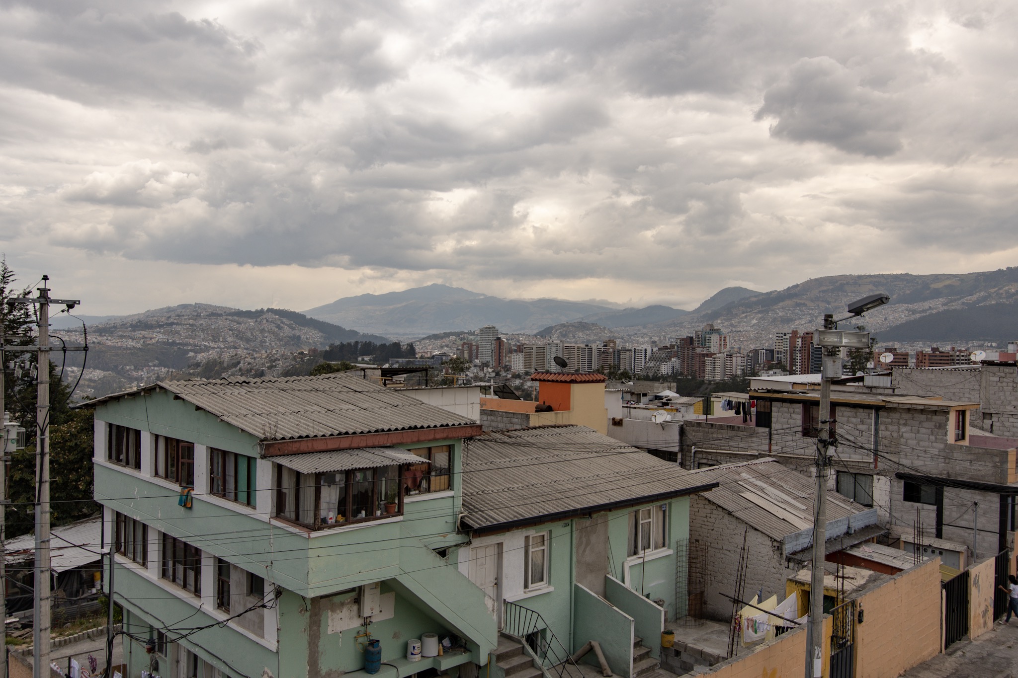 View of Quito from the Chapel of Mankind.