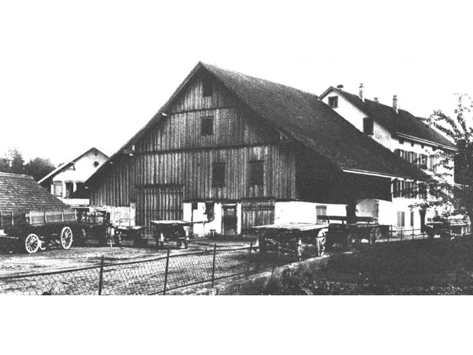 Fuhrhalterei Sieber. Abgetragen April 1927 wegen Strassenbauten