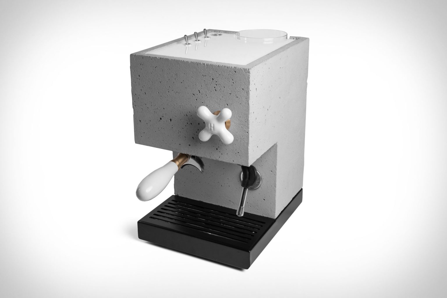 5. AnZa Desing Home Espresso Machine Corian (White) or Concrete (Beton)