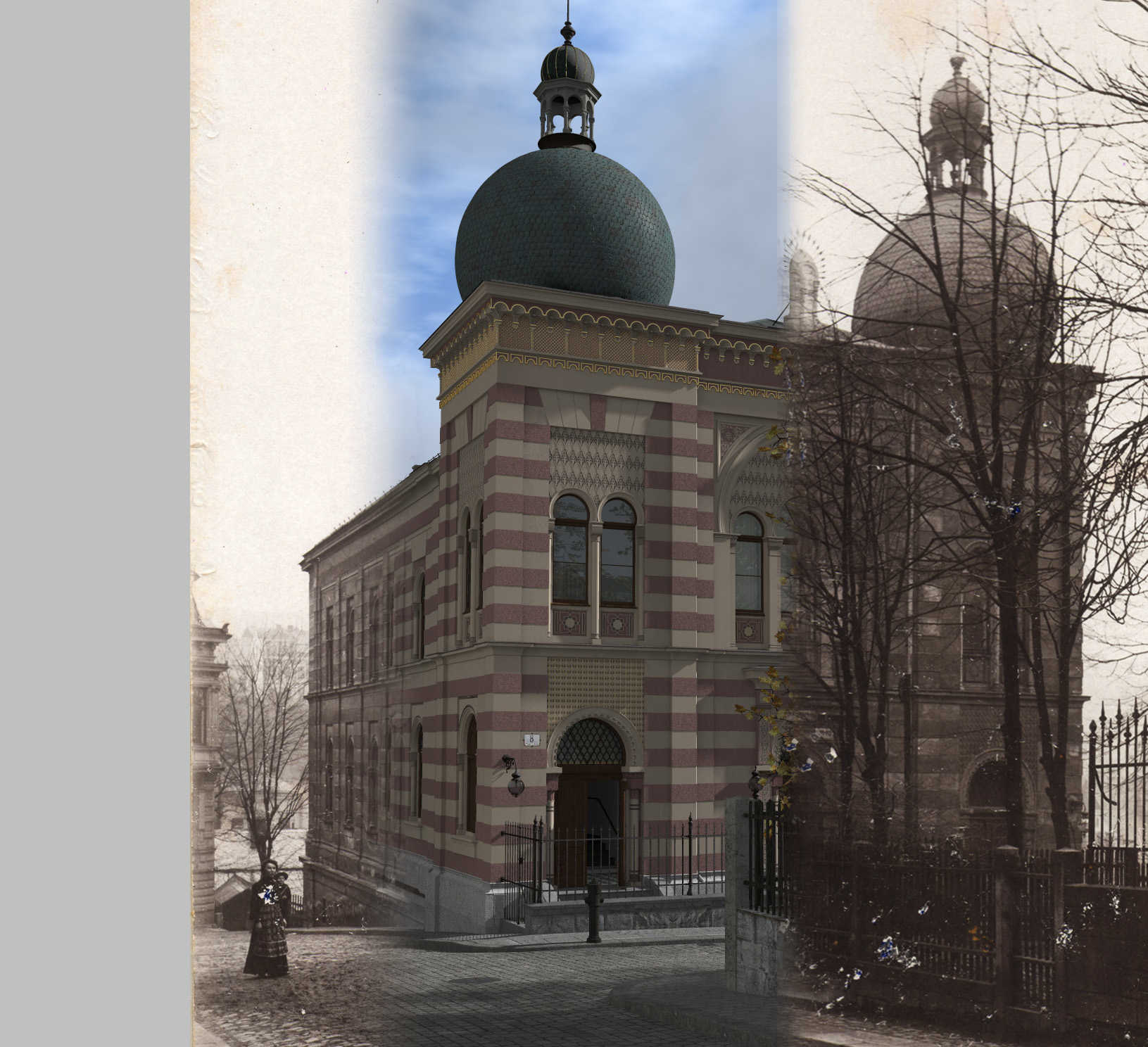 Synagoge Jablonec nad Nisou (CZ) - 1892 - 1938 - Architekt: Wilhelm Stiassny