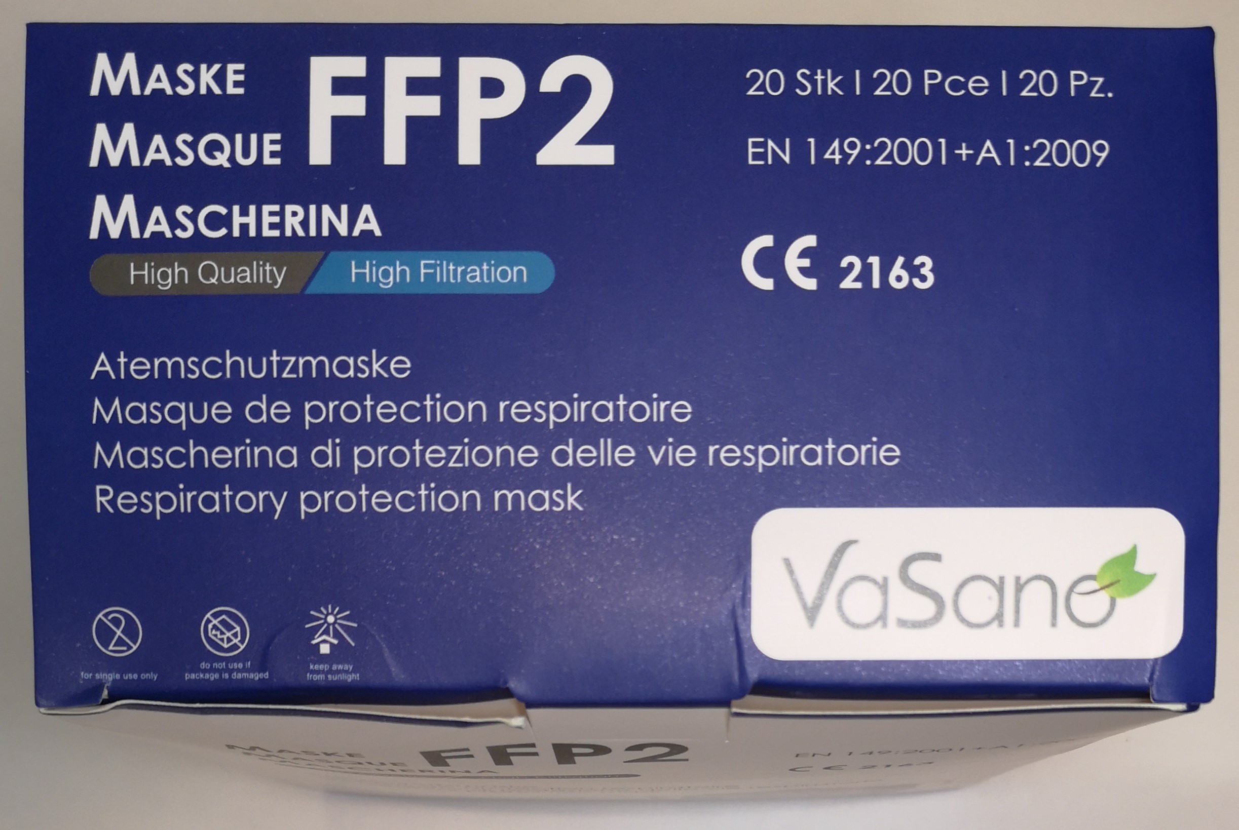 VaSano FFP2 Maske weiss