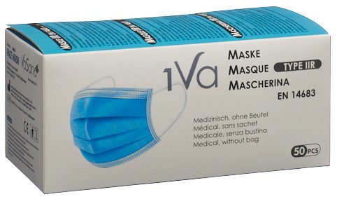 VaSano OP Maske ohne Beutel Typ IIR blau 50Stk