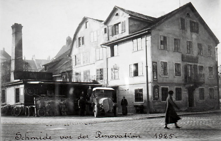 Die Schmiede vor der Renovation 1925