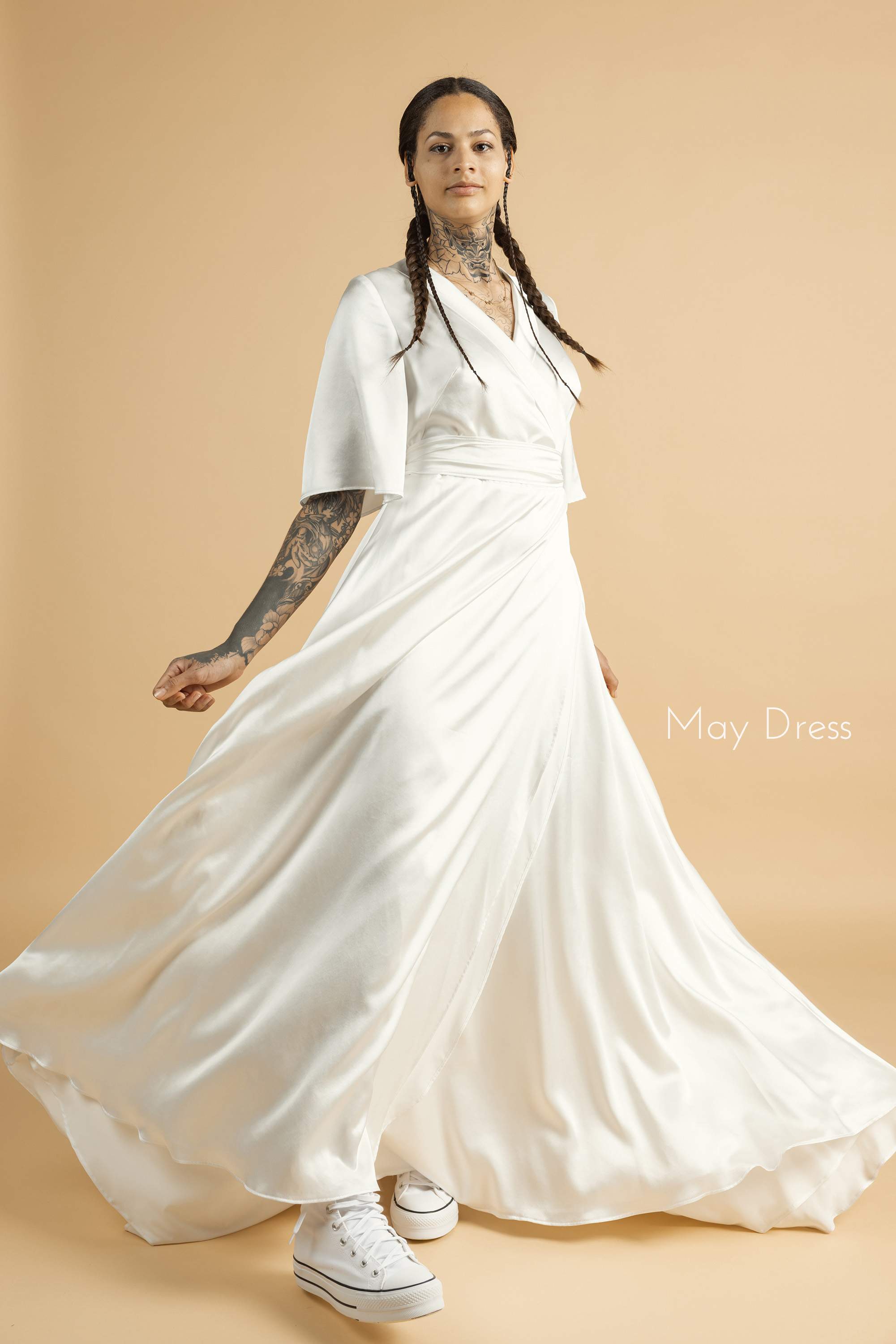 Silk Wrap Dress