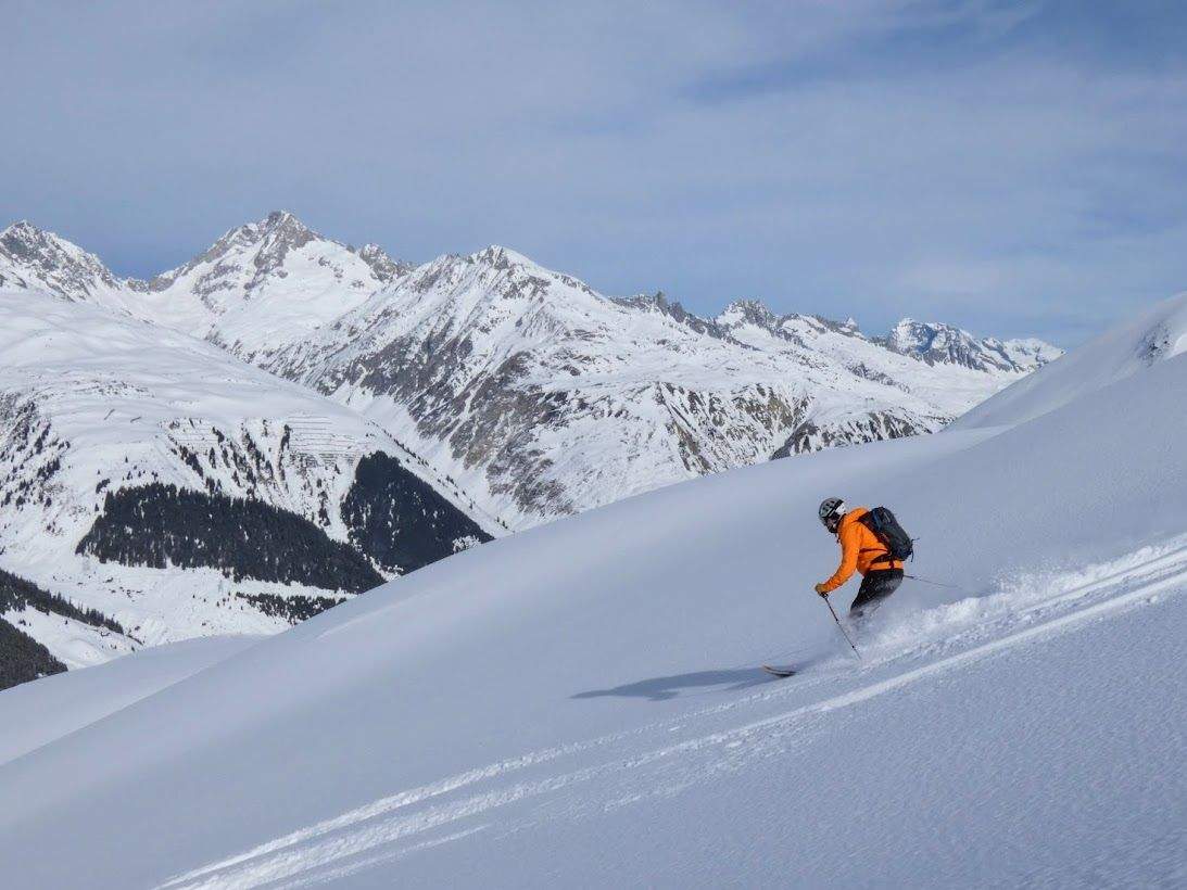 einfache Skitour, Graubünden, Ilanz