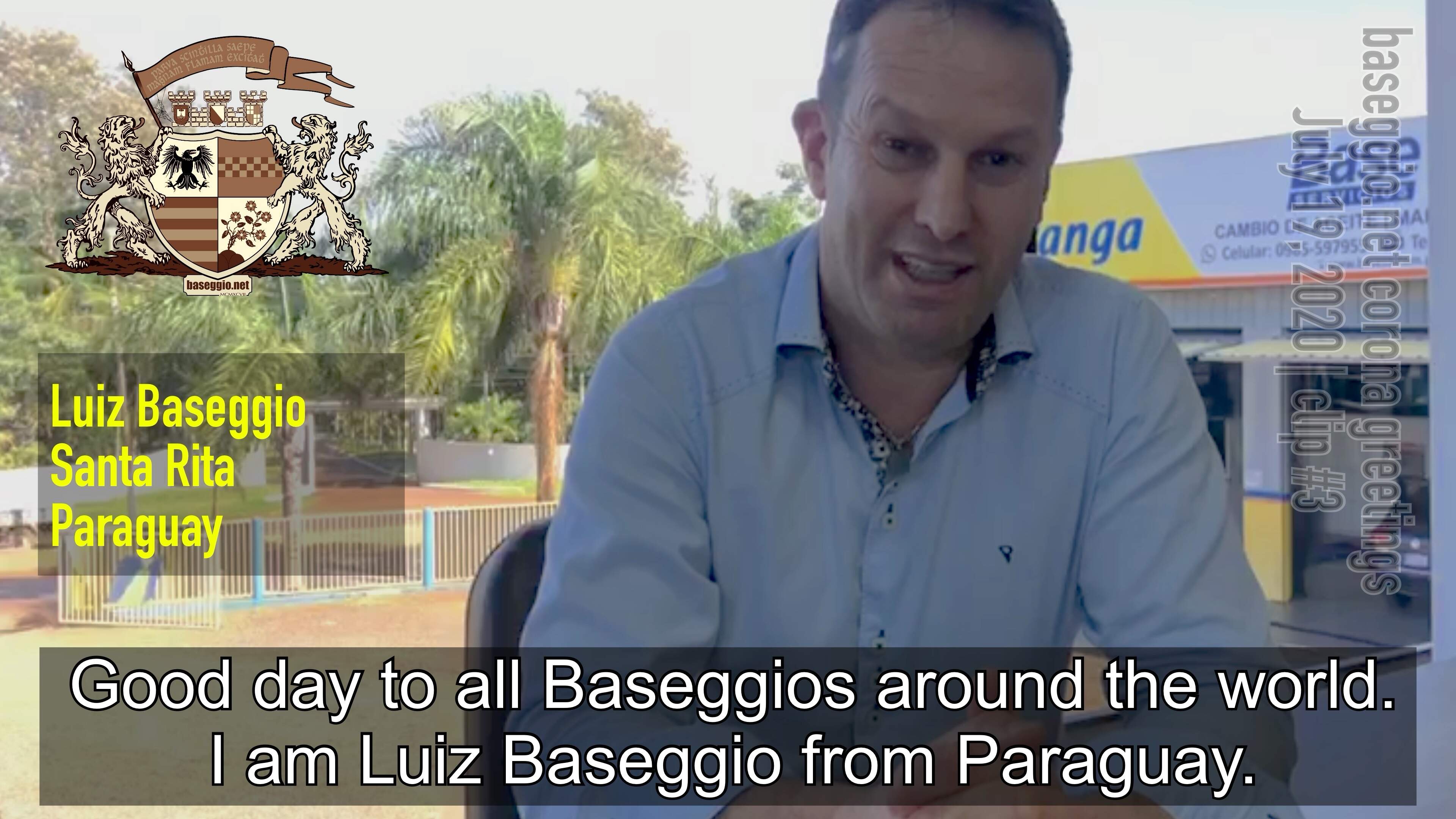 Corona Greetings #3: Luiz Baseggio