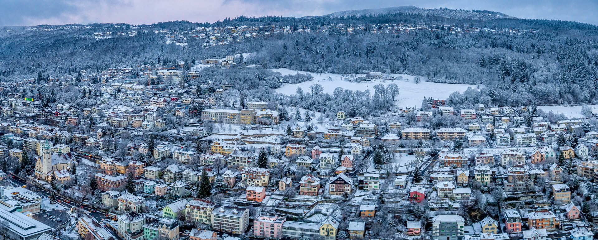 Winter in Biel-Bienne