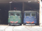 die Triebwagen der Tramway du Mont Blanc bleiben im Depot