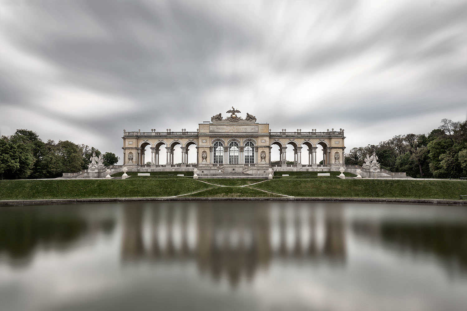 Gloriette, Schloss Schönbrunn, Wien - freie Arbeit