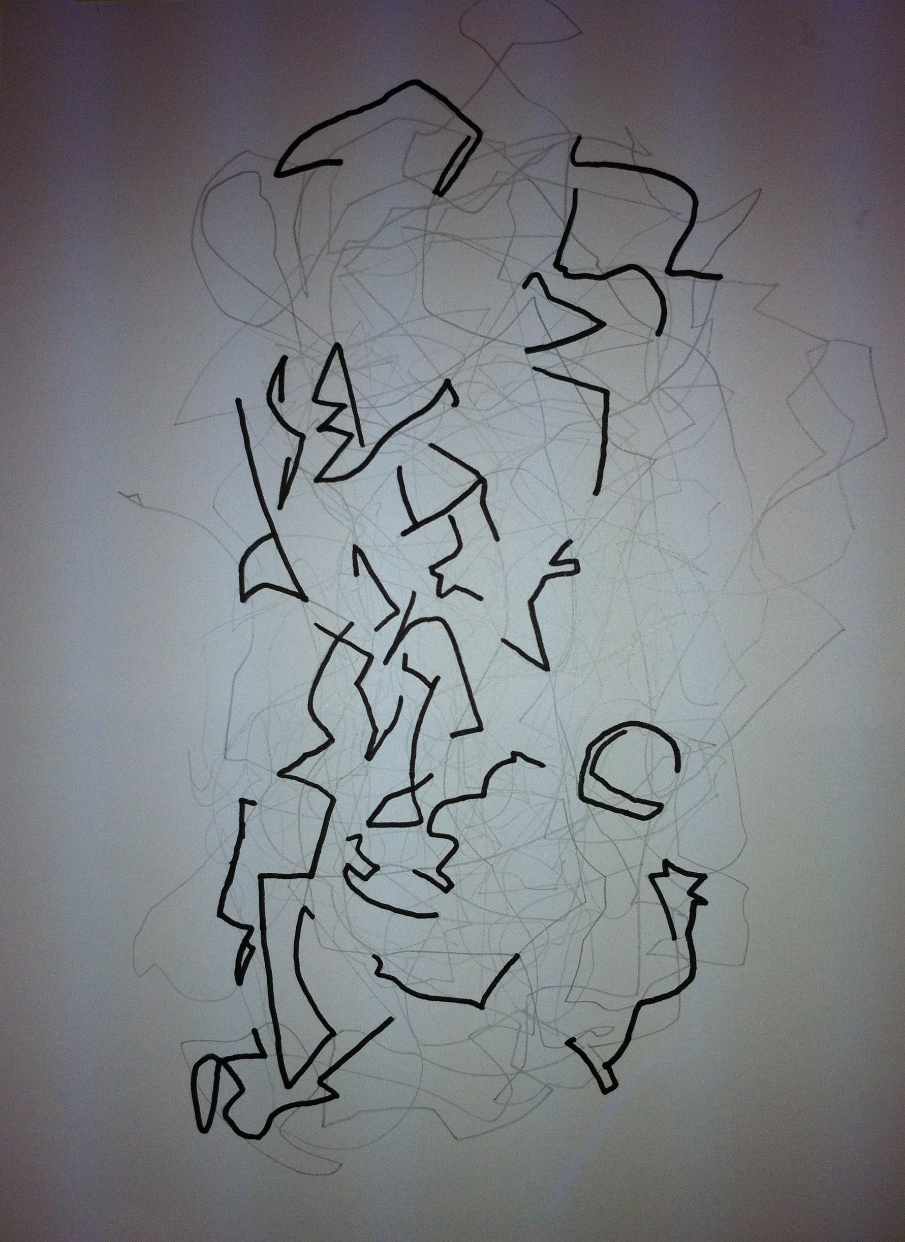 2011 /Pencil & marke on paper (Private own)