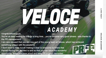 Parnell_Racing Veloce academy Liam Parnell Red Bull Max Verstappen