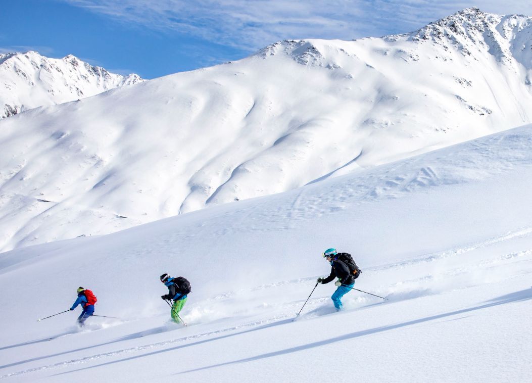 Skitour Piz Malér Nordhang BergführerSedrun
