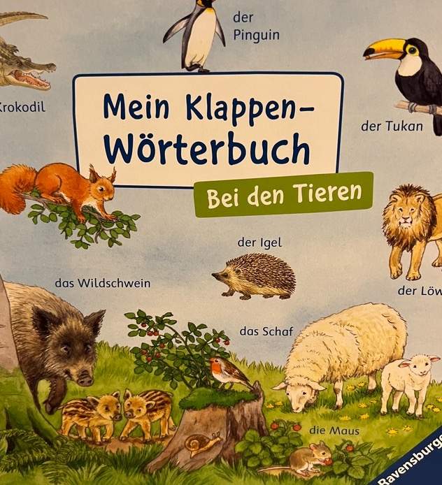 Mein Klappen-Wörterbuch - Bei den Tieren