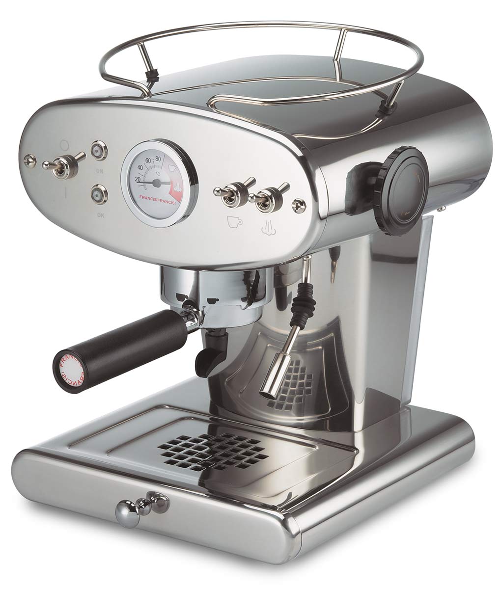 Francis Francis X1 Trio Inox Espressomaschine für ESE Kaffeepads