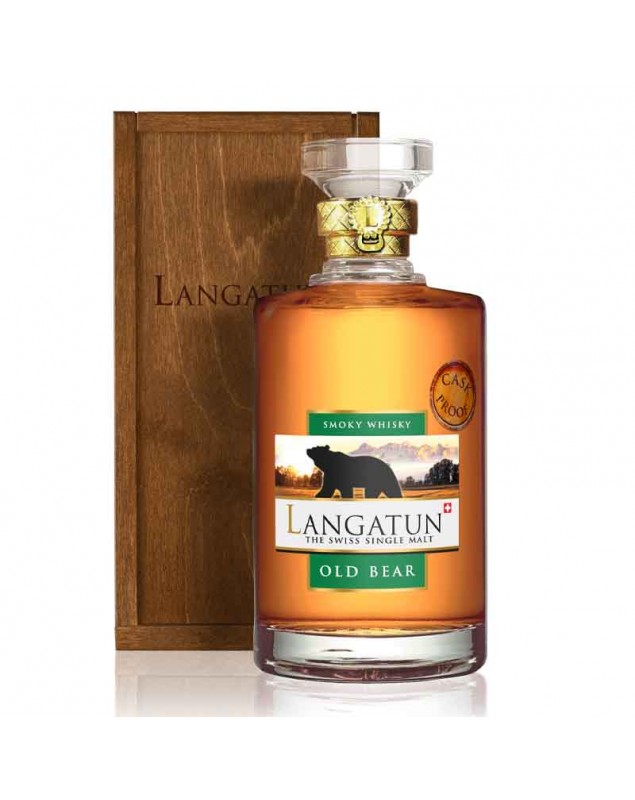 Langatun - Old Bear - Smoky Single Malt Whisky - CP - 59% - 50cl