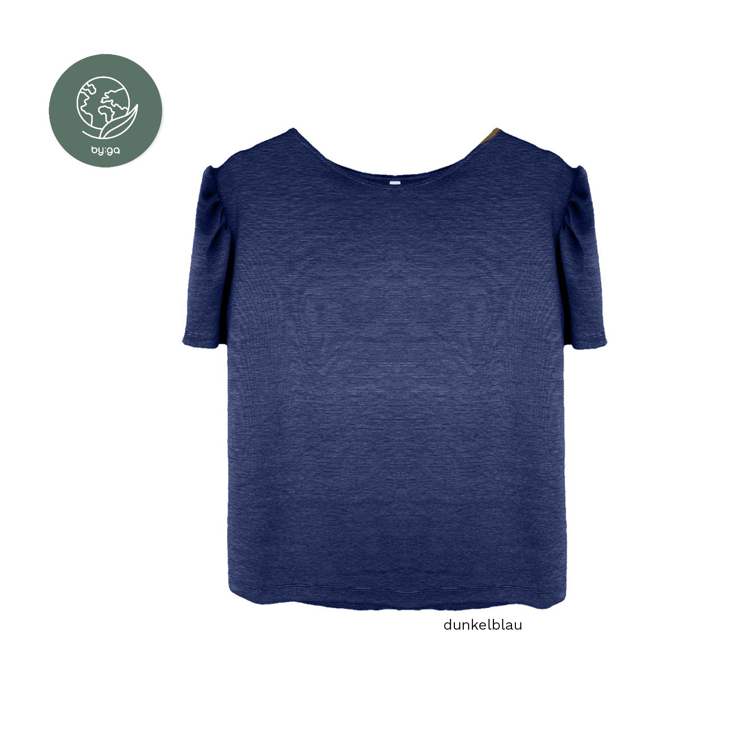 T-Shirt Puffärmel dunkelblau