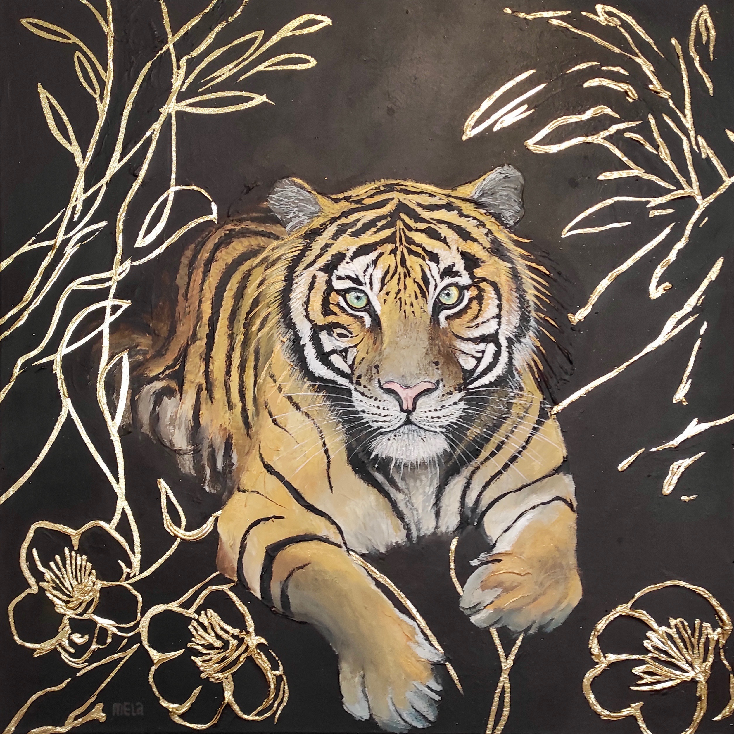 Tiger in Gold