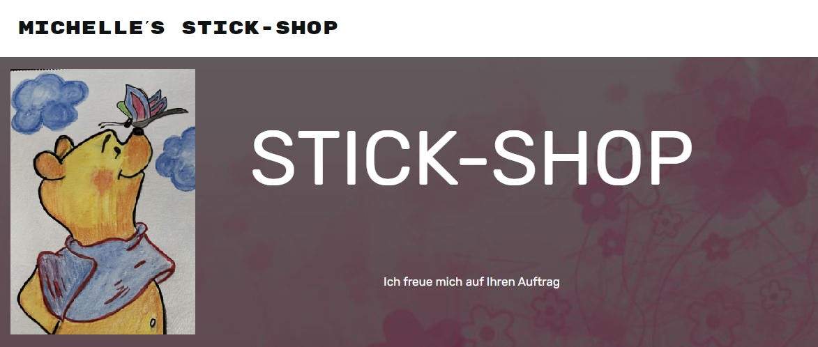 Werbebanner Michelles Stick Shop