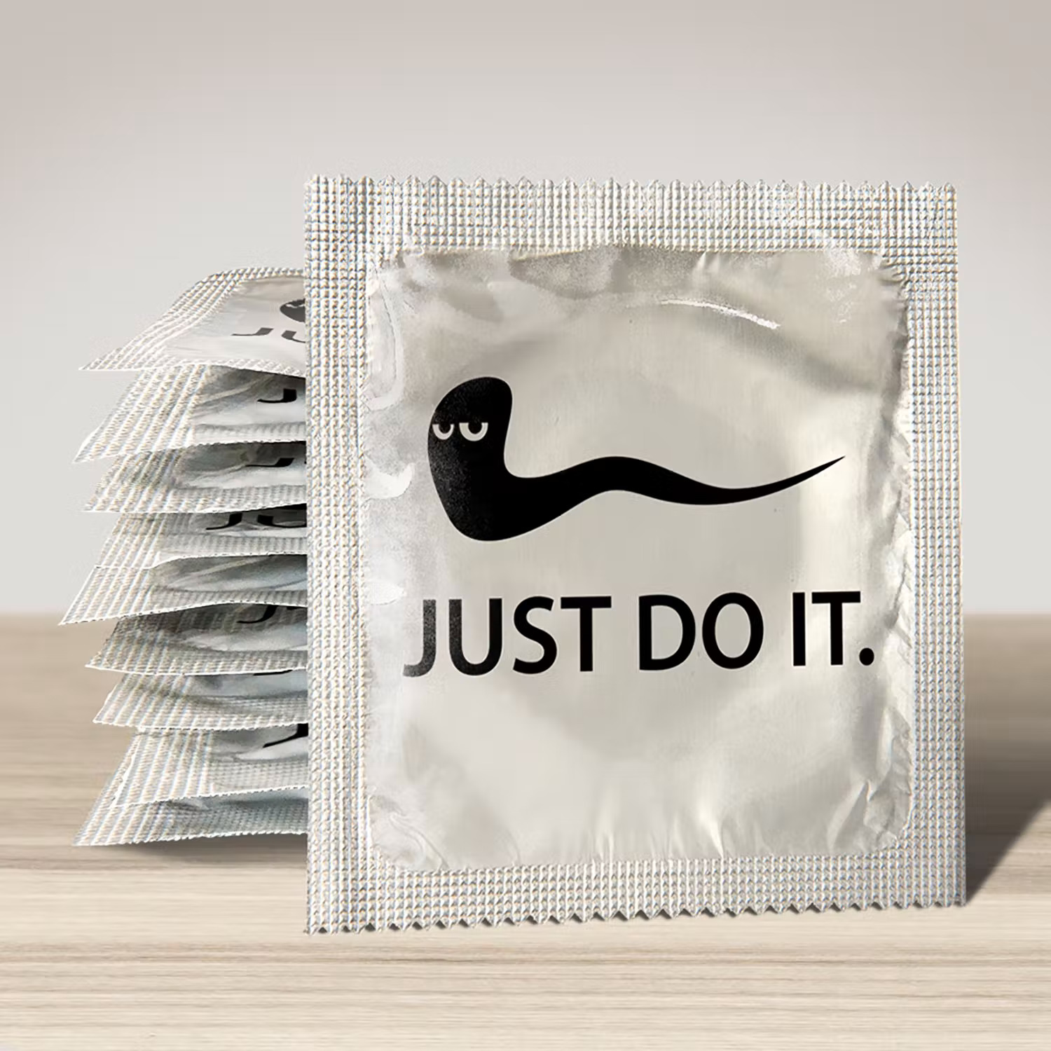 Humorvolles Kondom - Just do it