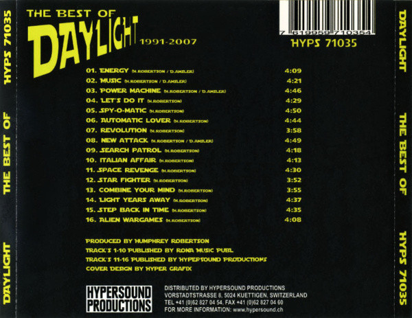 Daylight - The Best of 1991-2007