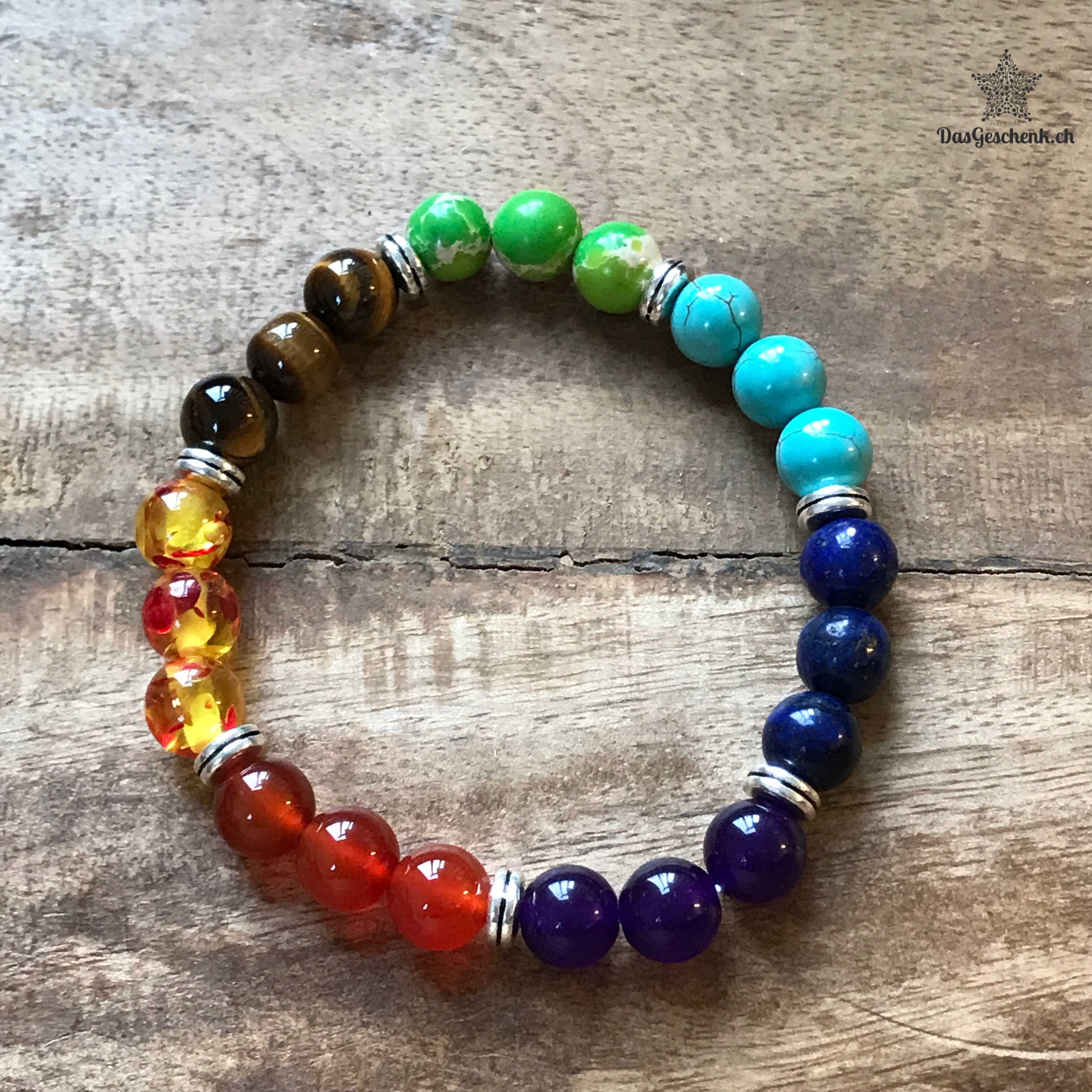 Armketten "Chakra" mit 7 Farben