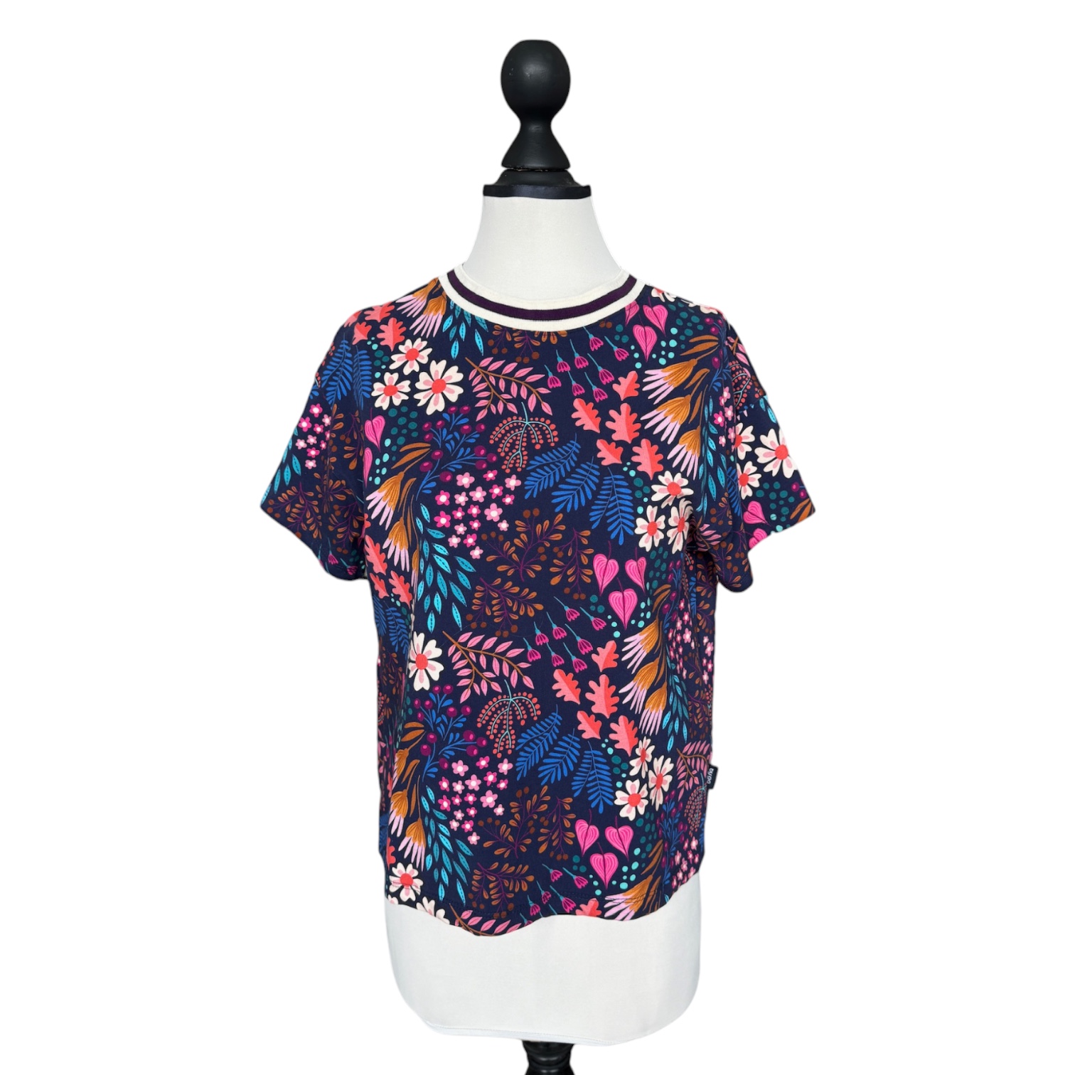 BIO Damen T-Shirt Blumen