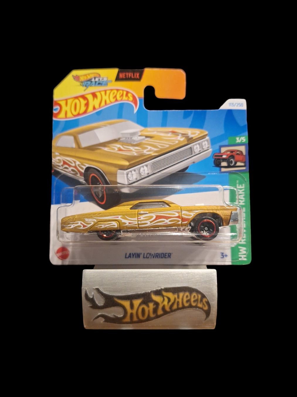 Hot Wheels HW Reverse Rake 2024 Layin' Lowrider 3/5 S