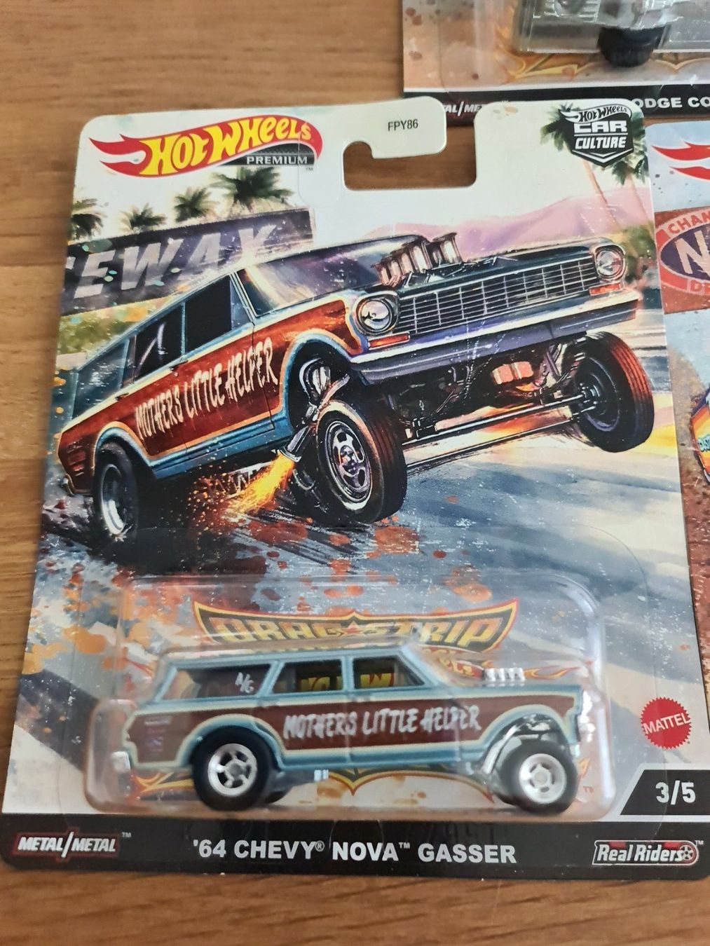 *Black Chase* Hot Wheels Premium Set Car Culture Drag Strip