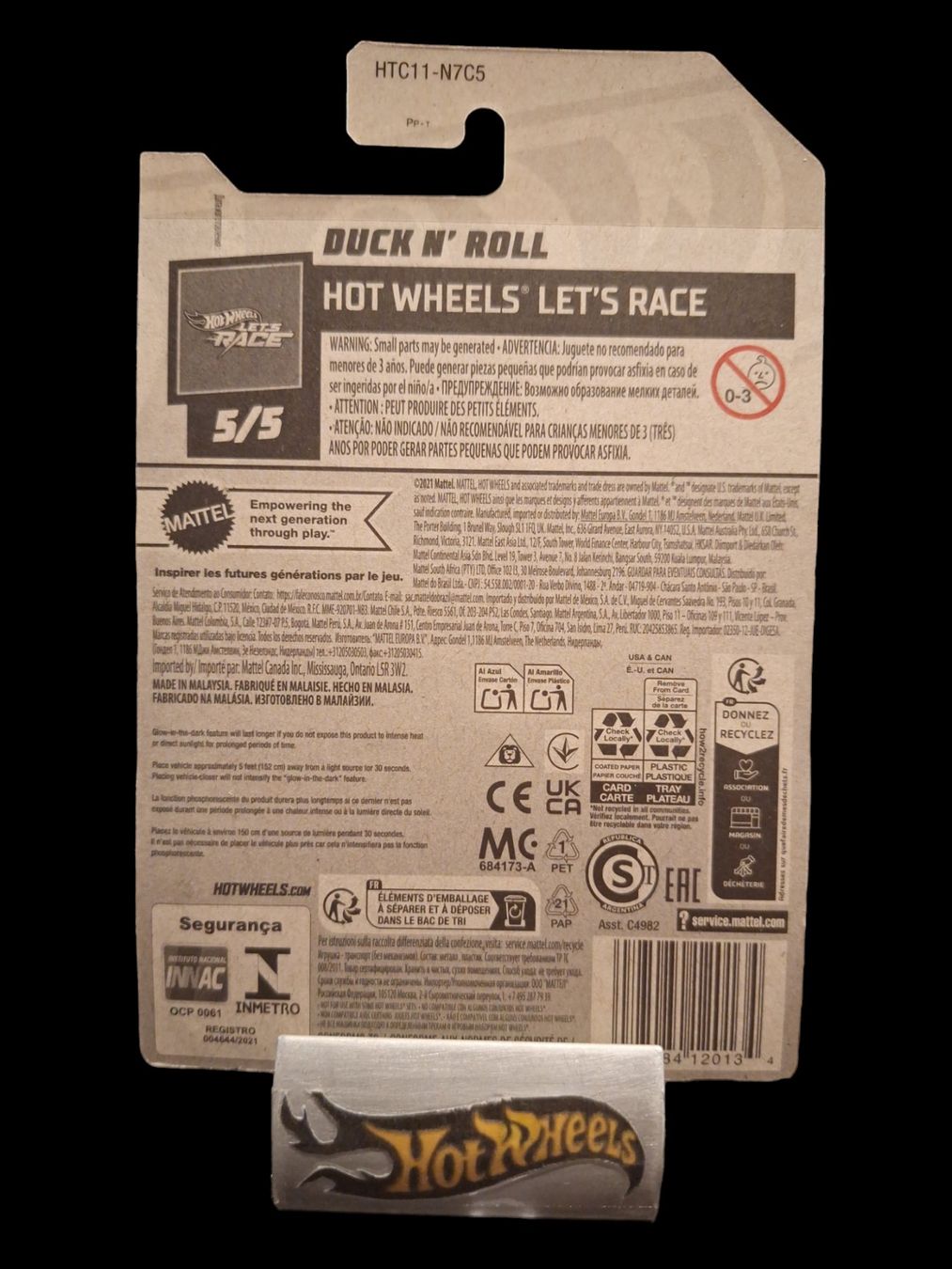 Hot Wheels Let's Race 2024 Duck N' Roll 5/5 L