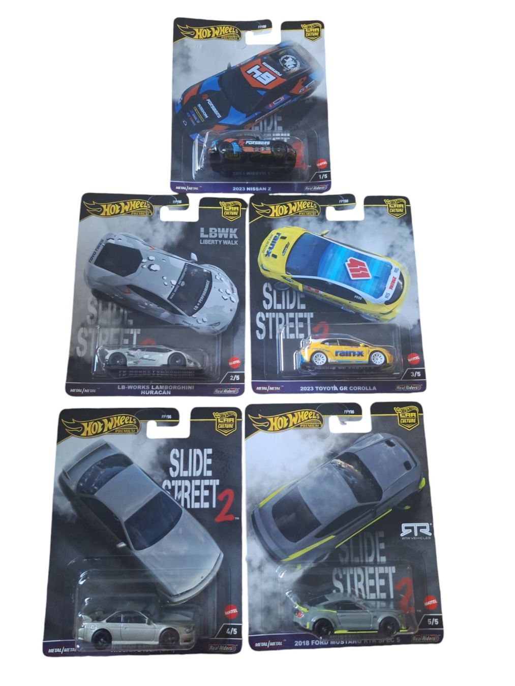 Komplettes Set Hot Wheels Premium Slide 2 2024