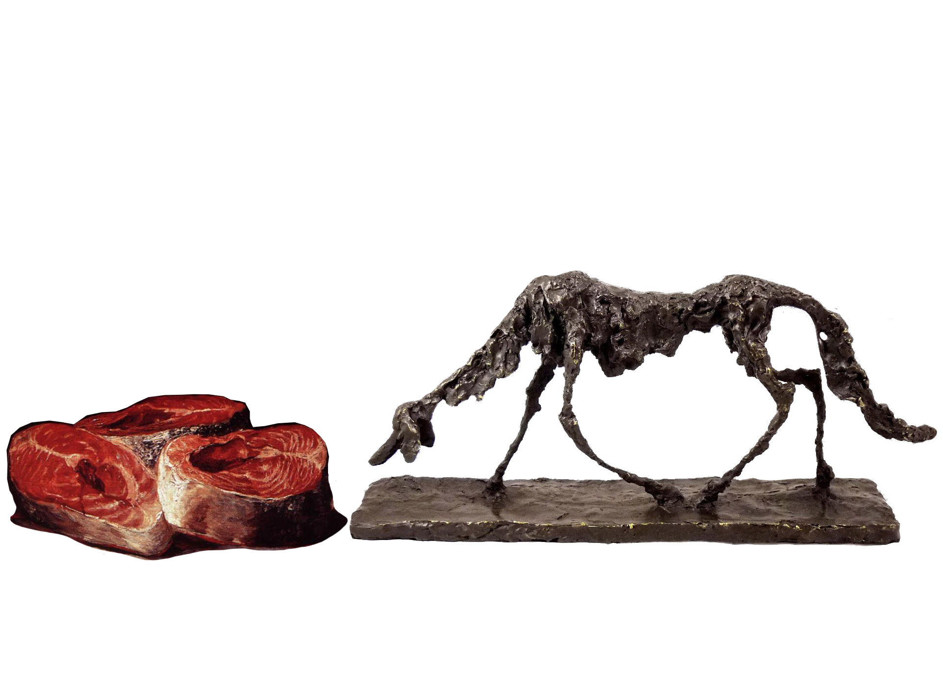 Giacomettis Hund und Goyas Lachs