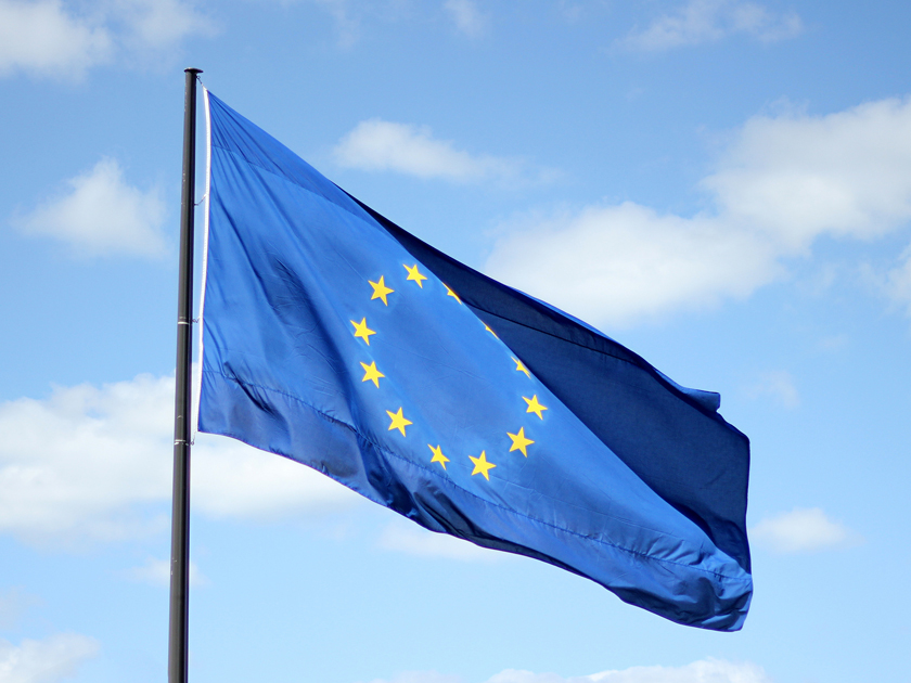 Bild von der Flagge der Europäischen Union