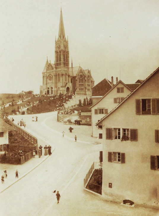 Bühlkirche nach der Einweihung 1896