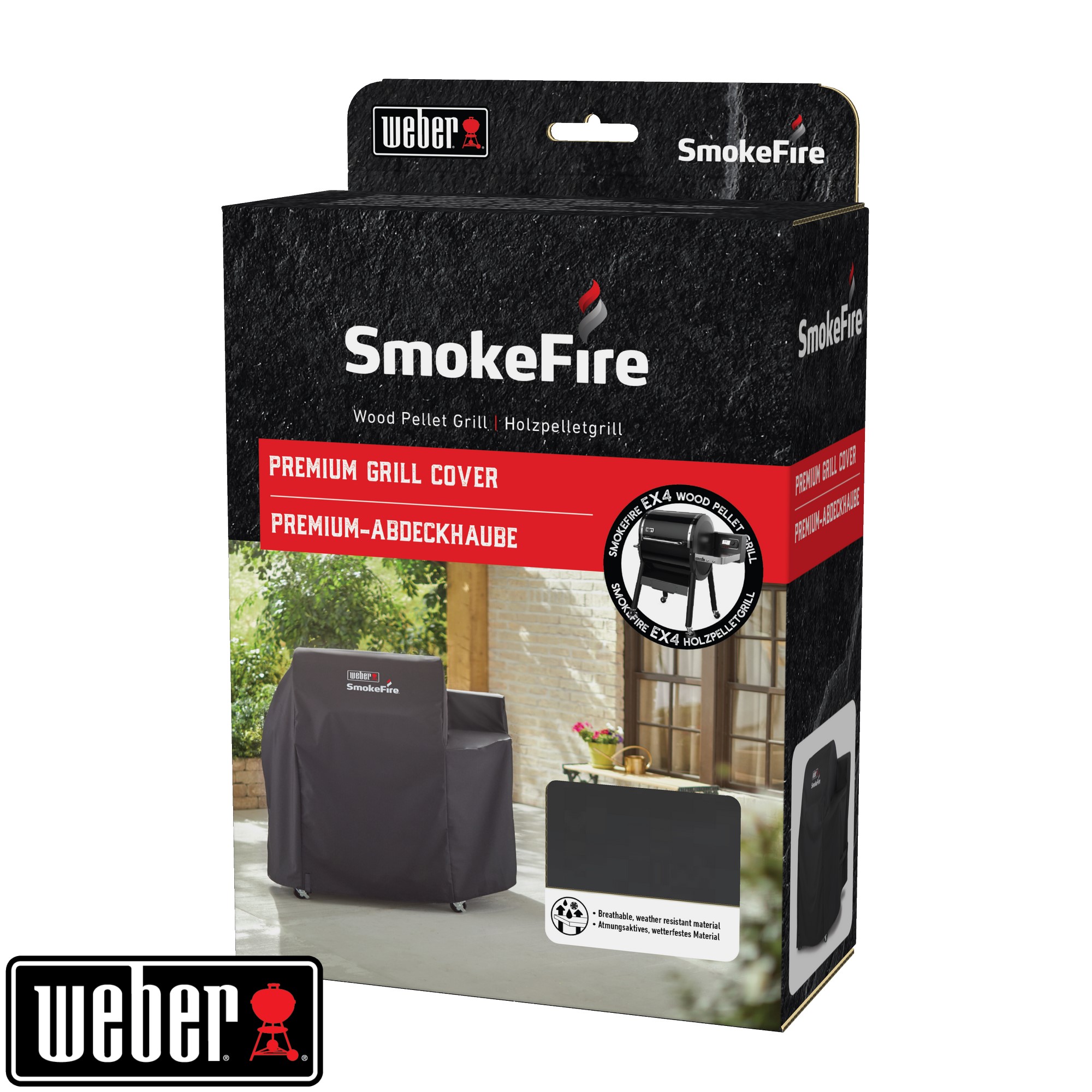Premium-Abdeckhaube Passend für den SmokeFire EX4 Holzpellet-Grill