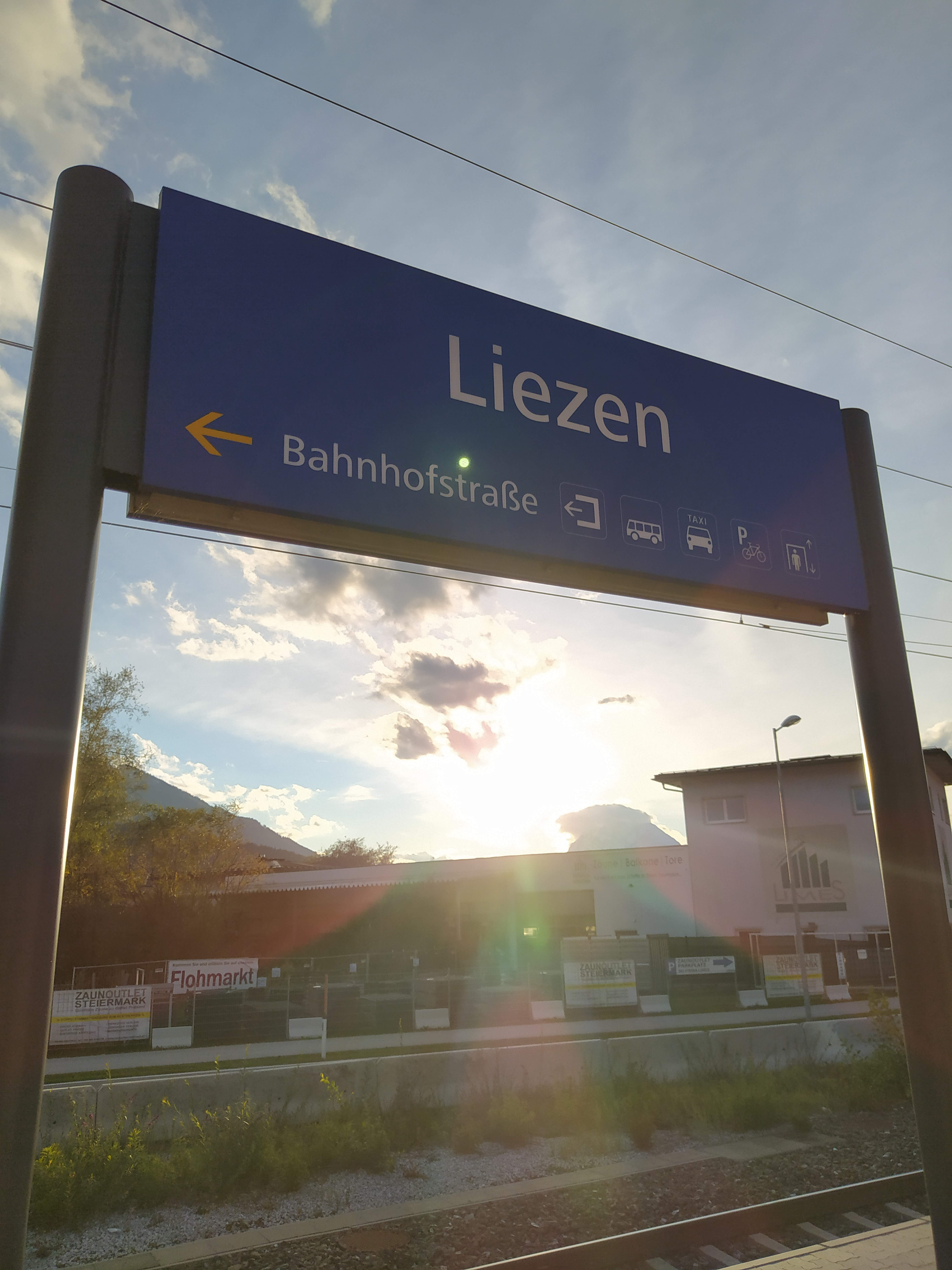 Train stations: Liezen, Stainach-Irdning, Selztal