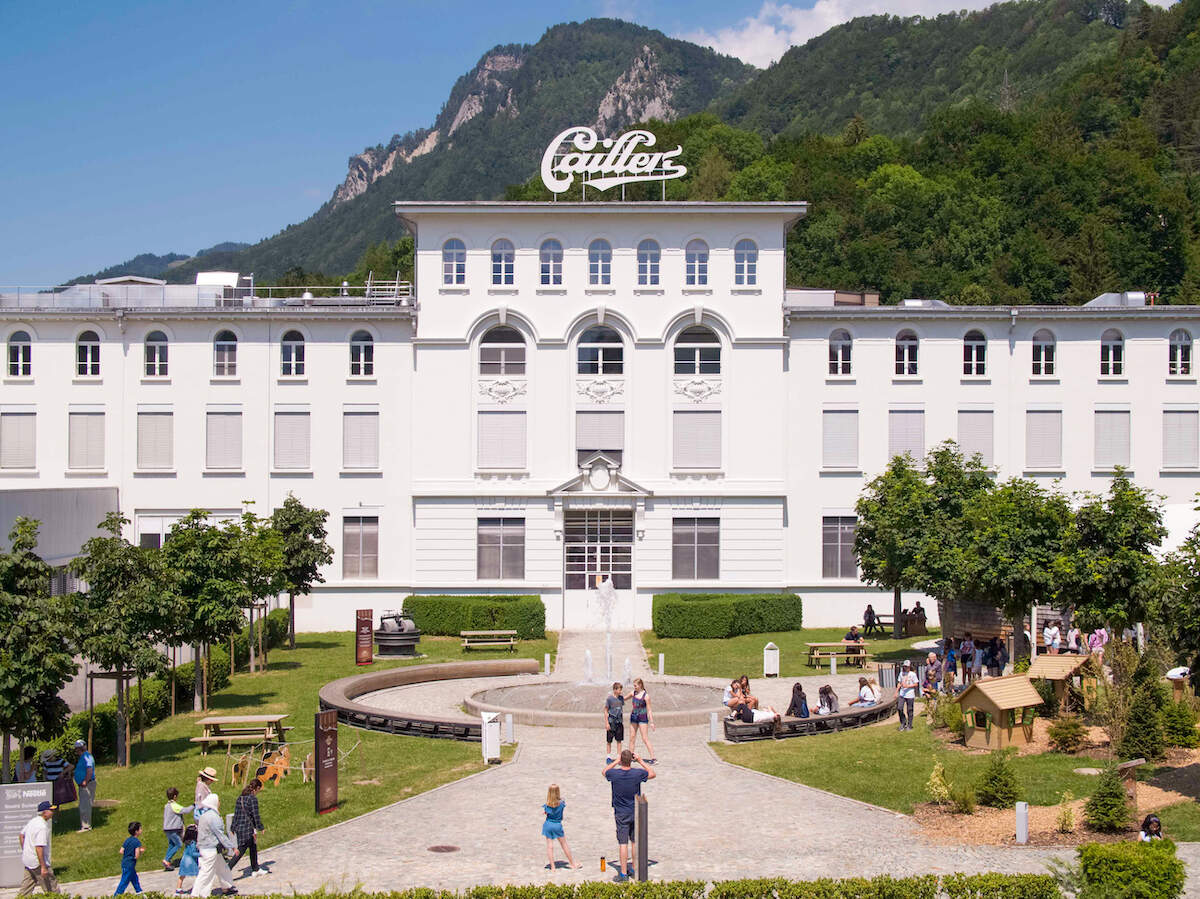 Ein Cailler-Schokoladenpark, um die Tradition der Schweizer Schokolade im Greyerzerland zum Erlebnis zu machen
