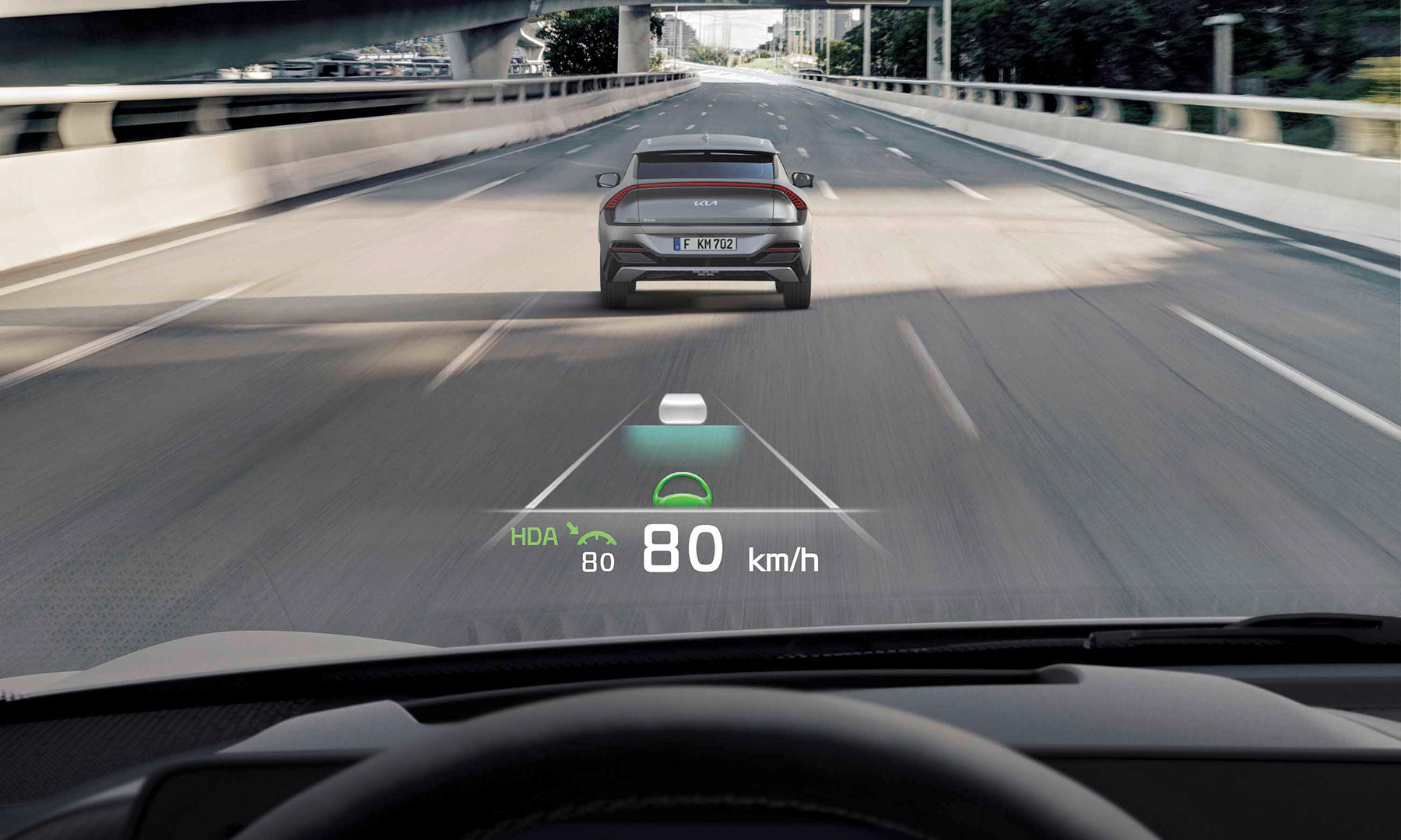 Kia EV6 GT Headup-Display HUD AR Augmented Reality