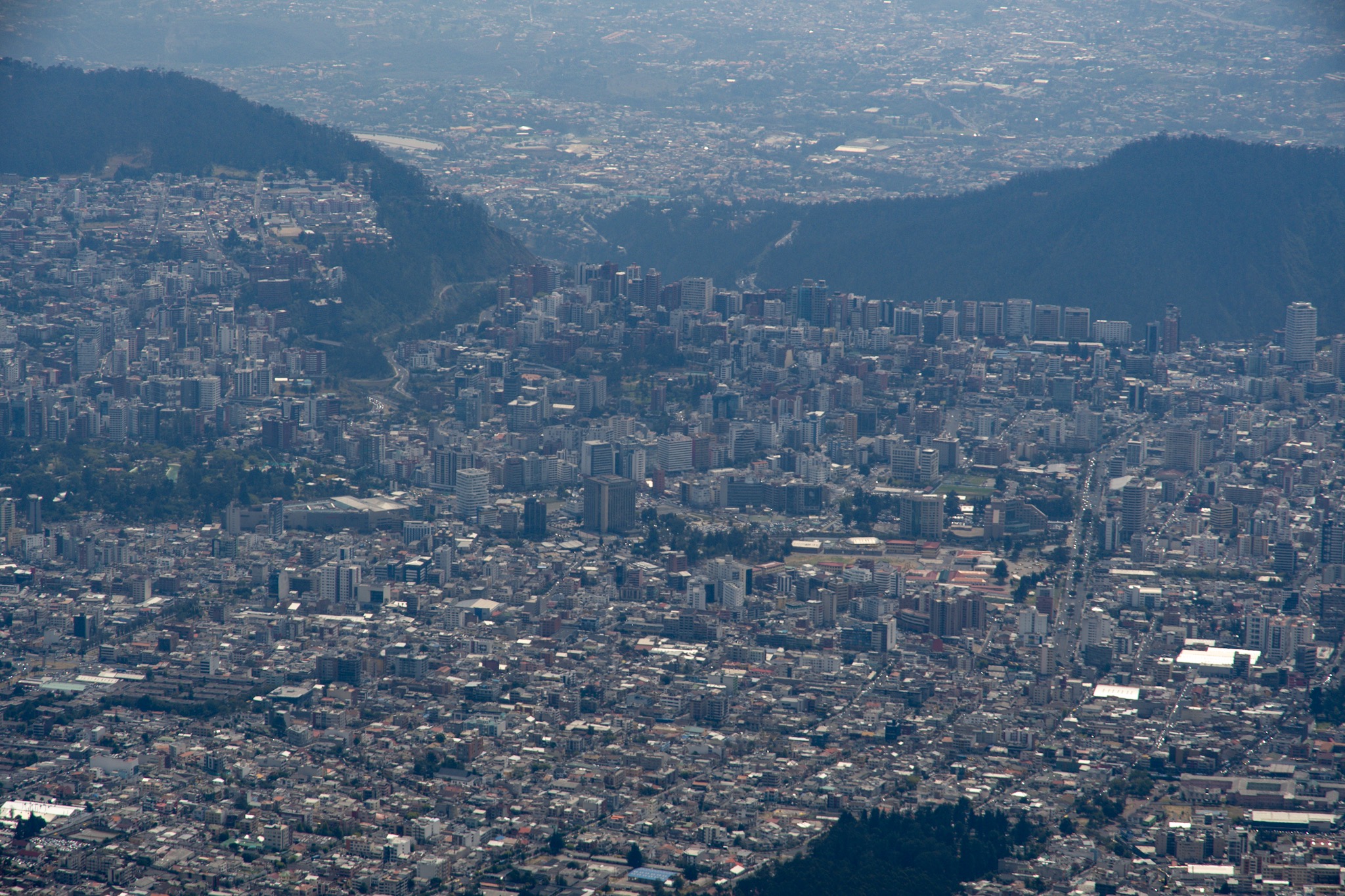 The north part of Quito.