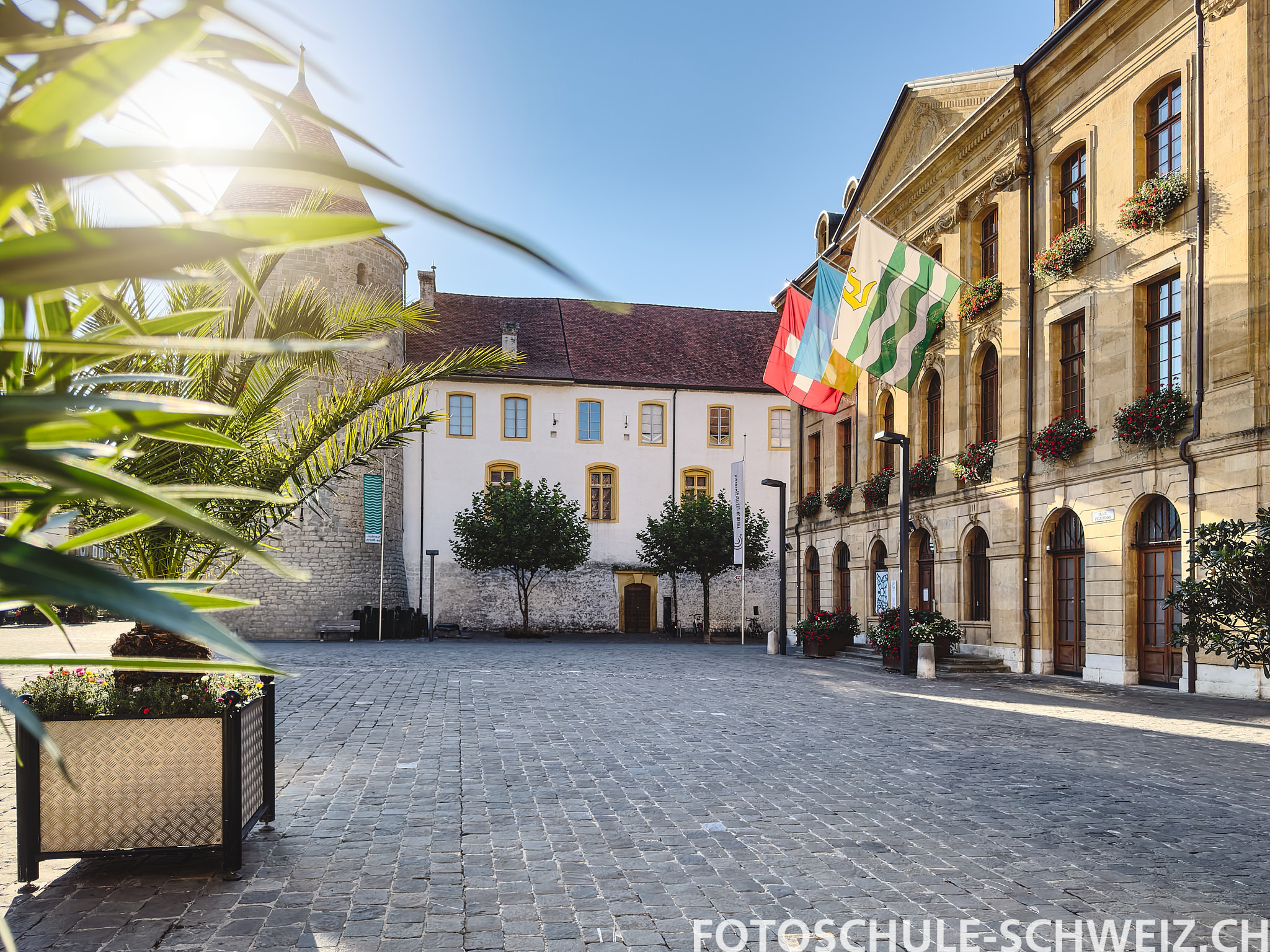 Stadtfotografie mit Smartphone in Yverdon-les-Bains: 18.10.2024